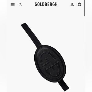 Goldbergh Black Belt Bag NWT